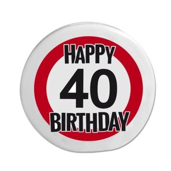 Spardose runde Geburtstage Happy Birthday 40