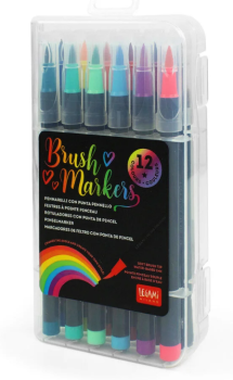 Brush Marker - Set mit 12 Pinselmarkern